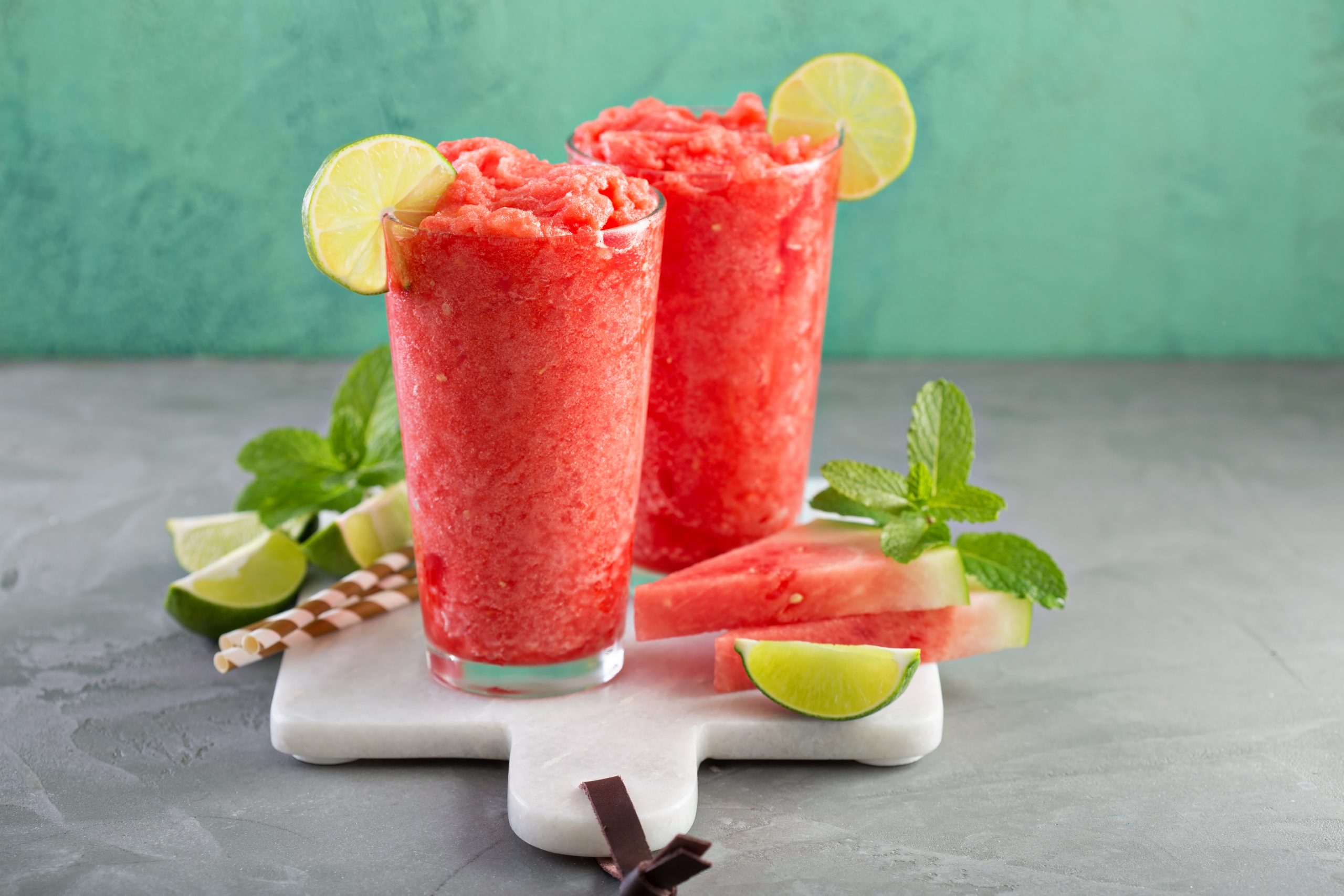 Ein sommerlicher Slushi mit Aloe Vera Gel